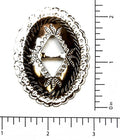 2 3/8" Steel Oval Conch Western Conch