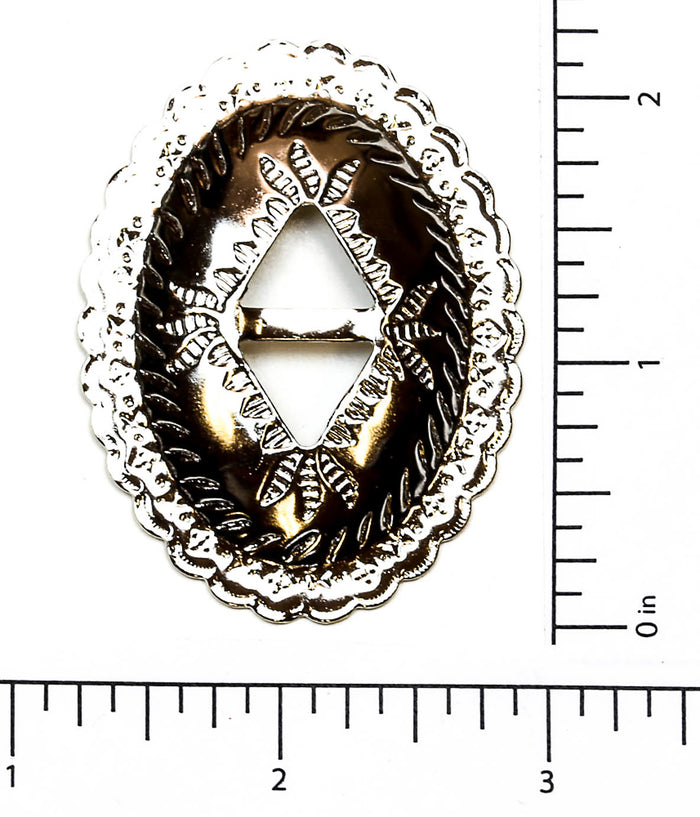 2 3/8" Steel Oval Conch Western Conch