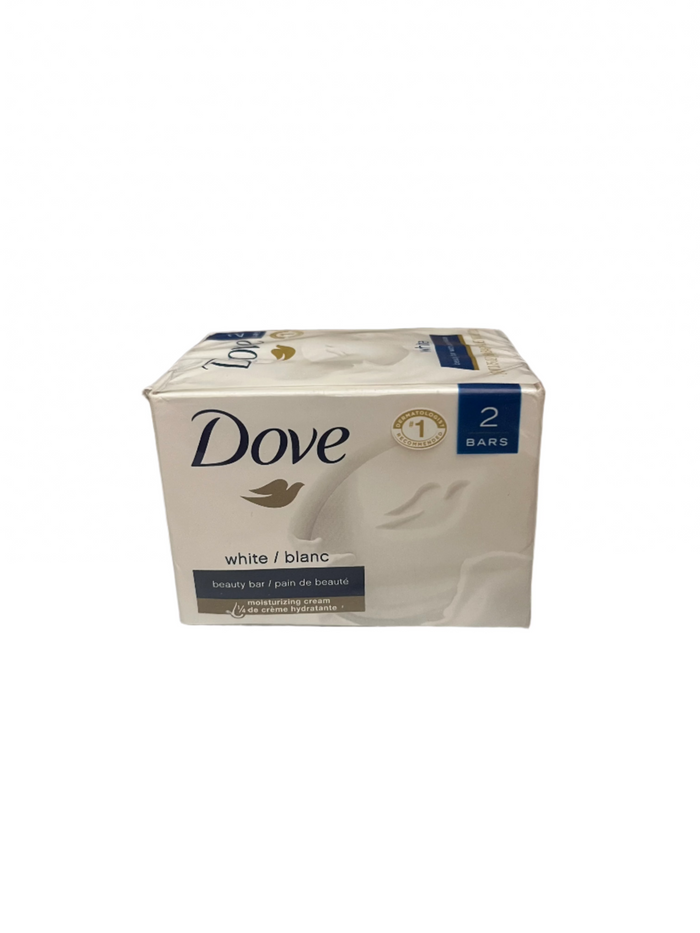 Dove Bar Soap White 2 pack