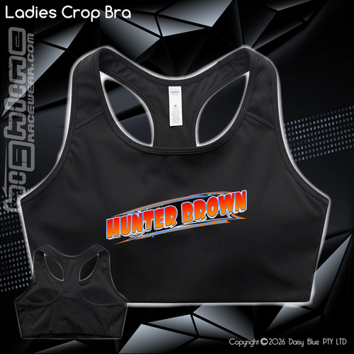 Active Bra Top - Hunter Brown