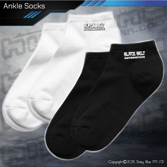 Ankle Socks - Black Belt Automotive