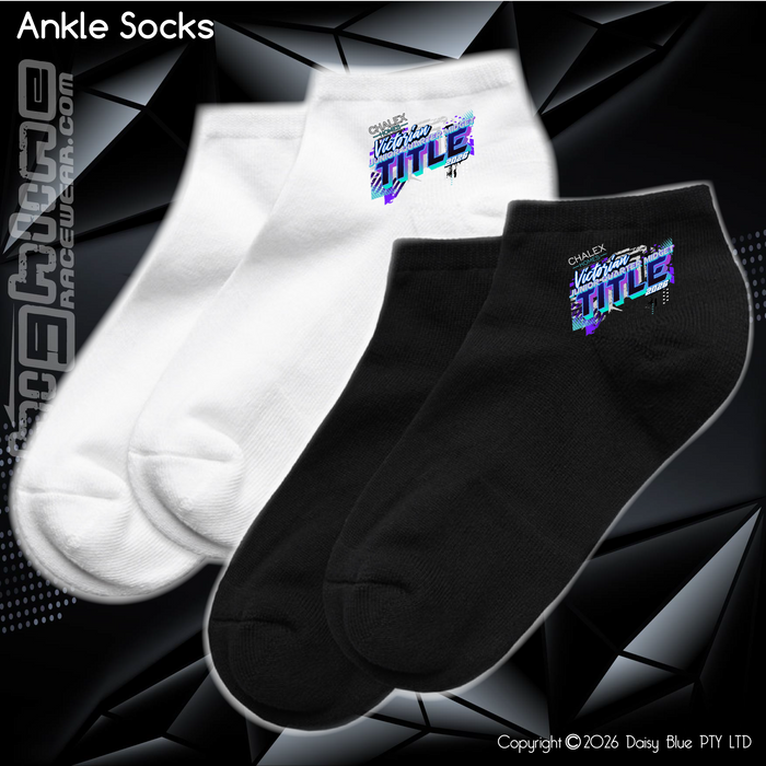 Ankle Socks - Chalex Homes Junior Quarter Midget Vic Title 2026
