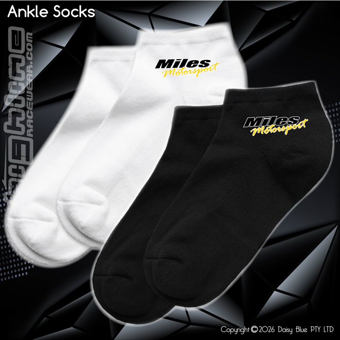 Ankle Socks - Miles Motorsport