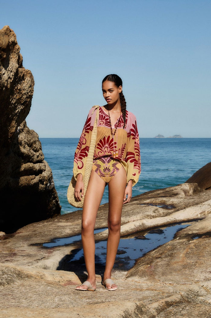 Arabesc Bikini Bottom-Swimwear-Uniquities