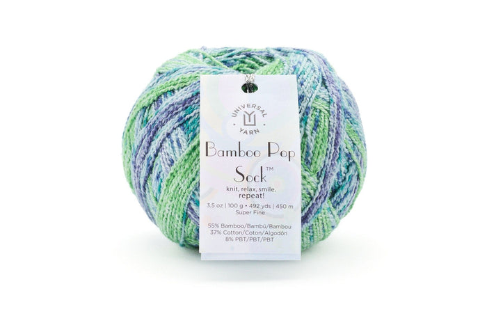 Bamboo Pop Sock Yarn Universal Yarn 403 Morning Glory