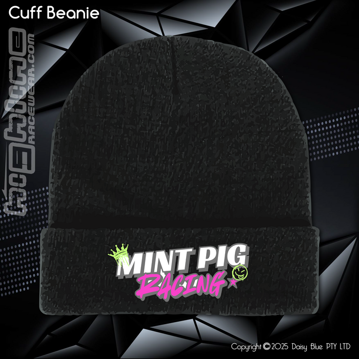 BEANIE - Mint Piglet Race It