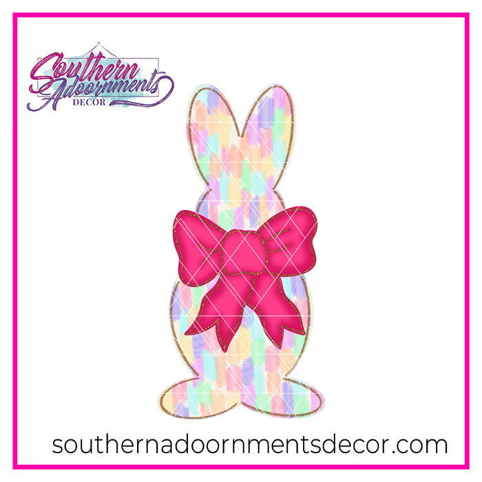 Big Bow Bunny Template & Digital Cut File