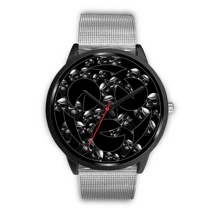 Black Leather Black Metal Mesh Black Link Silver Metal Mesh Silver Link