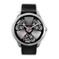 Black Metal Mesh Black Link Silver Metal Mesh Silver Link Black Leather