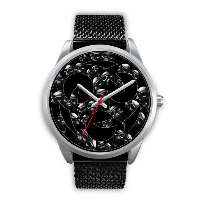 Black Metal Mesh Black Link Silver Metal Mesh Silver Link Black Leather