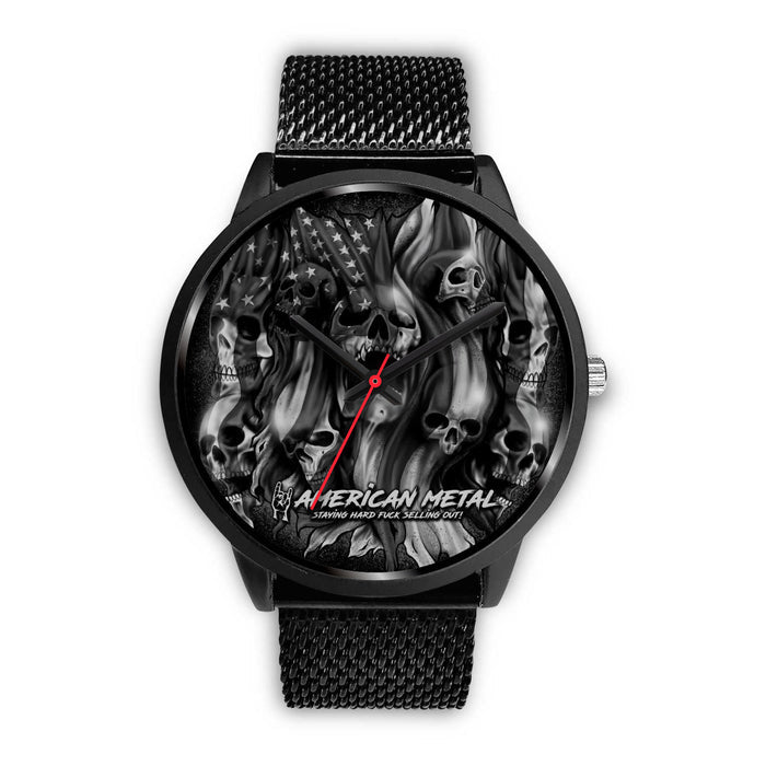 Black Metal Mesh Black Link Silver Metal Mesh Silver Link Black Leather