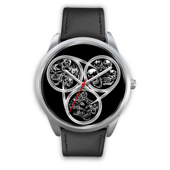 Black Metal Mesh Black Link Silver Metal Mesh Silver Link Black Leather