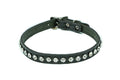 Black Patent Crystal  Swarovski Rhinestone Choker