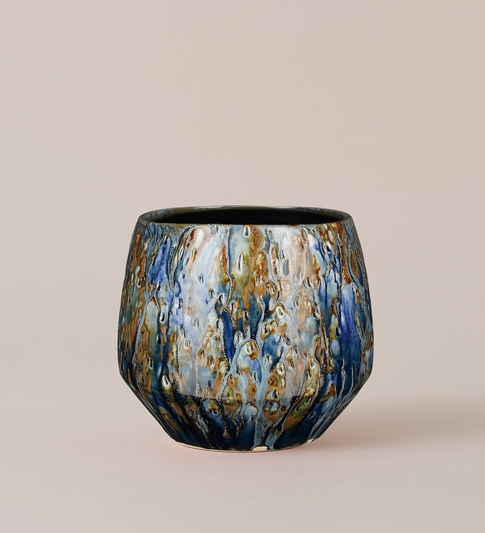 Blue Harris Pot 14cm