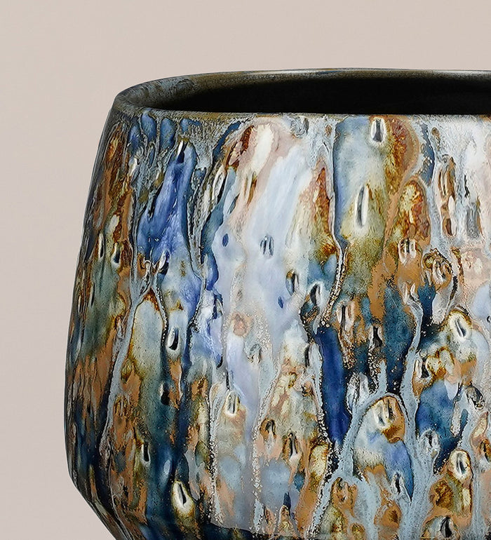 Blue Harris Pot 14cm
