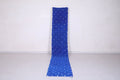 Runner handmade rug - custom berber carpet - Dotted Blue rug - custom moroccan rugs
