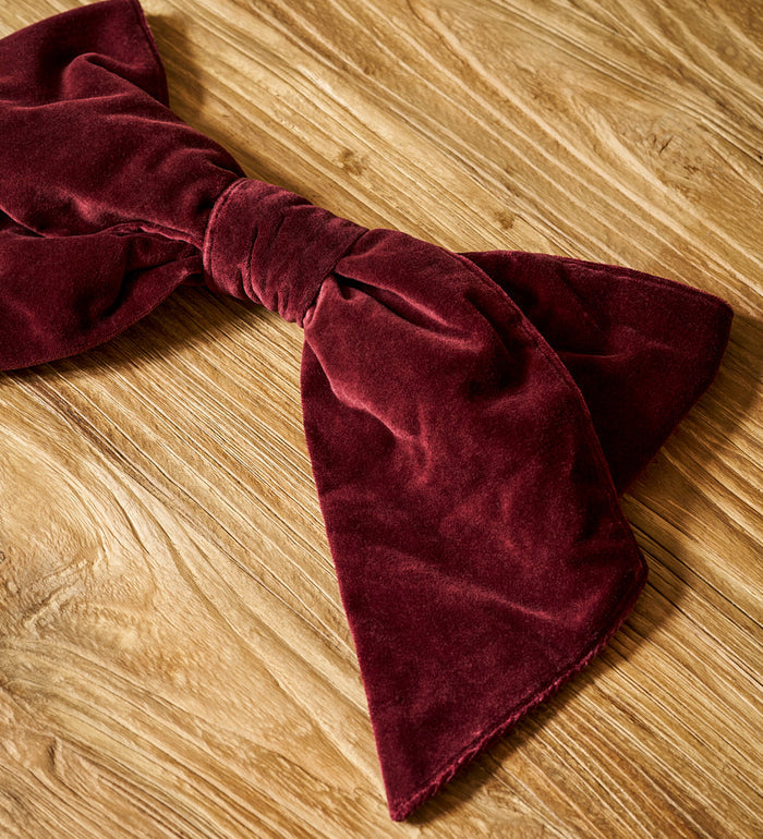 Burgundy Bow