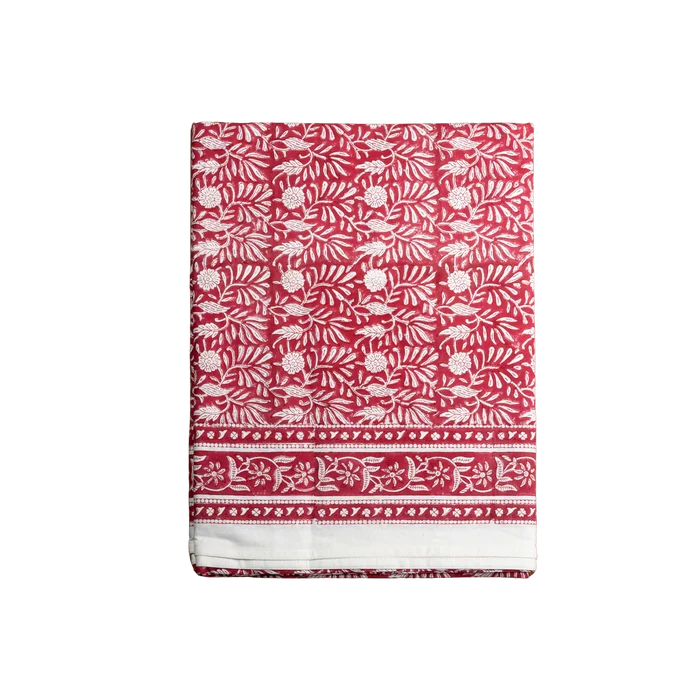 Cabana Tablecloth, Red Sunset