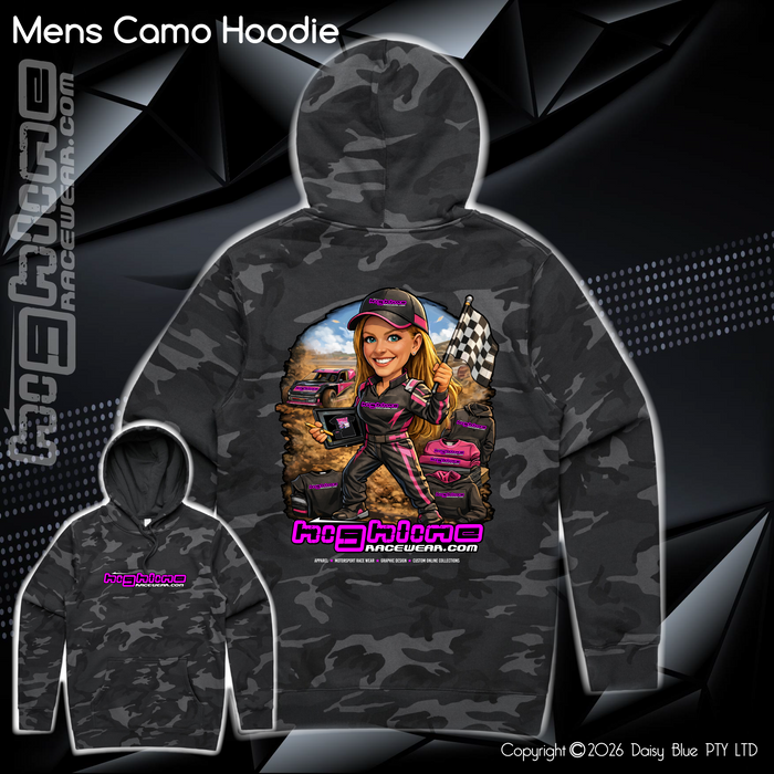Camo Hoodie - Ai Custom Caricature