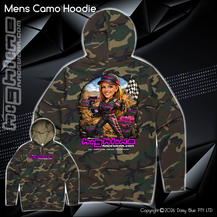 Camo Hoodie - Ai Custom Caricature
