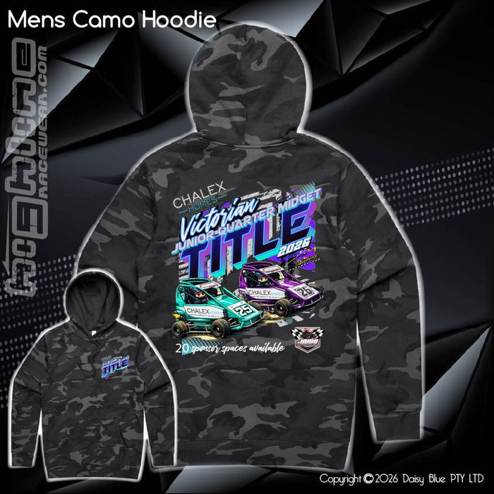 Camo Hoodie - Chalex Homes Junior Quarter Midget Vic Title 2026
