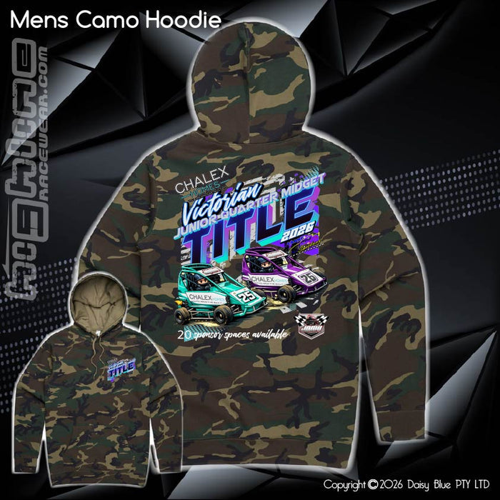 Camo Hoodie - Chalex Homes Junior Quarter Midget Vic Title 2026