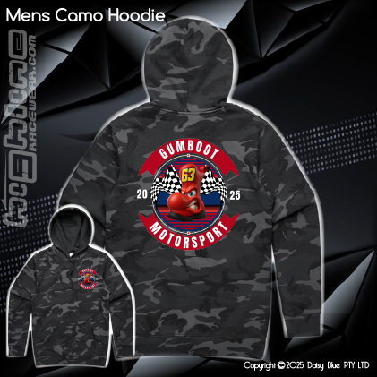 Camo Hoodie - GUMBOOTS Motorsport