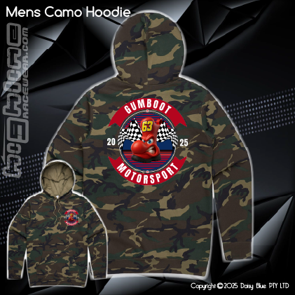 Camo Hoodie - GUMBOOTS Motorsport