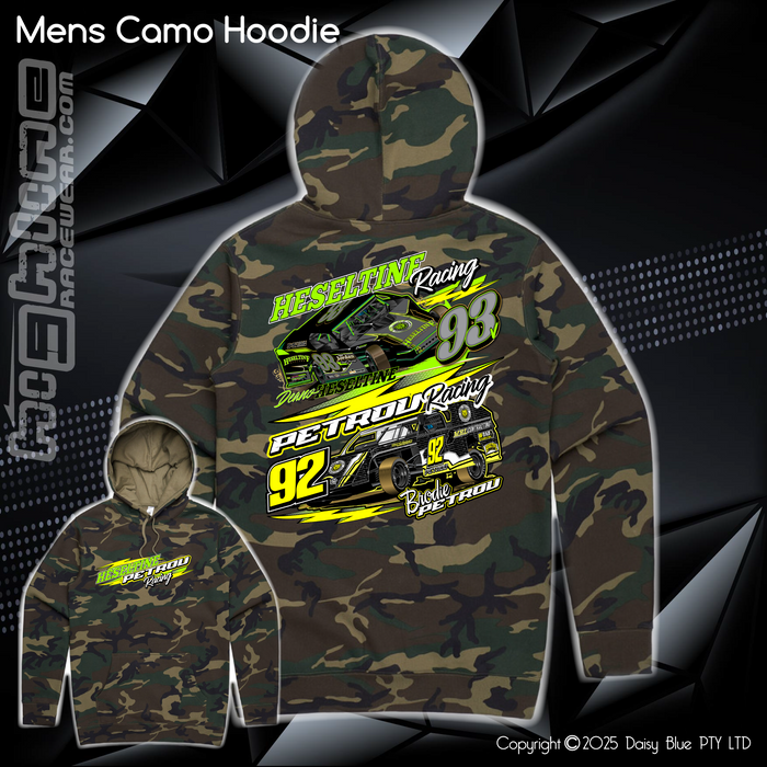 Camo Hoodie - Heseltine/Petrou Racing