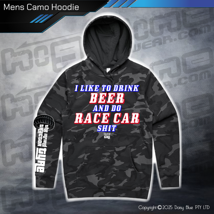 Camo Hoodie - Infield RACE CAR SH*T