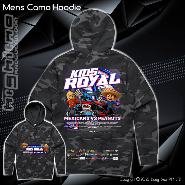 Camo Hoodie - JQMV Kids Royal 2026