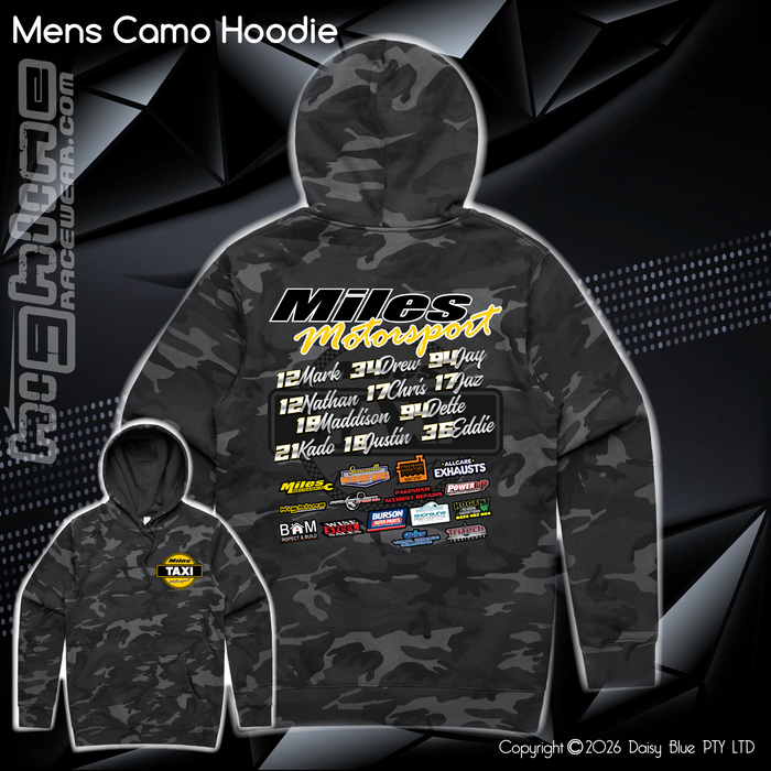 Camo Hoodie - Miles Motorsport