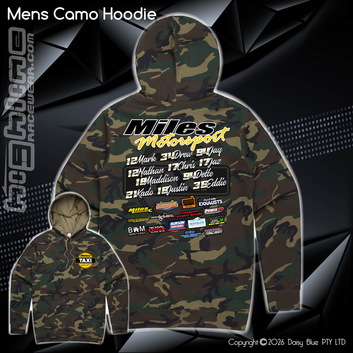 Camo Hoodie - Miles Motorsport