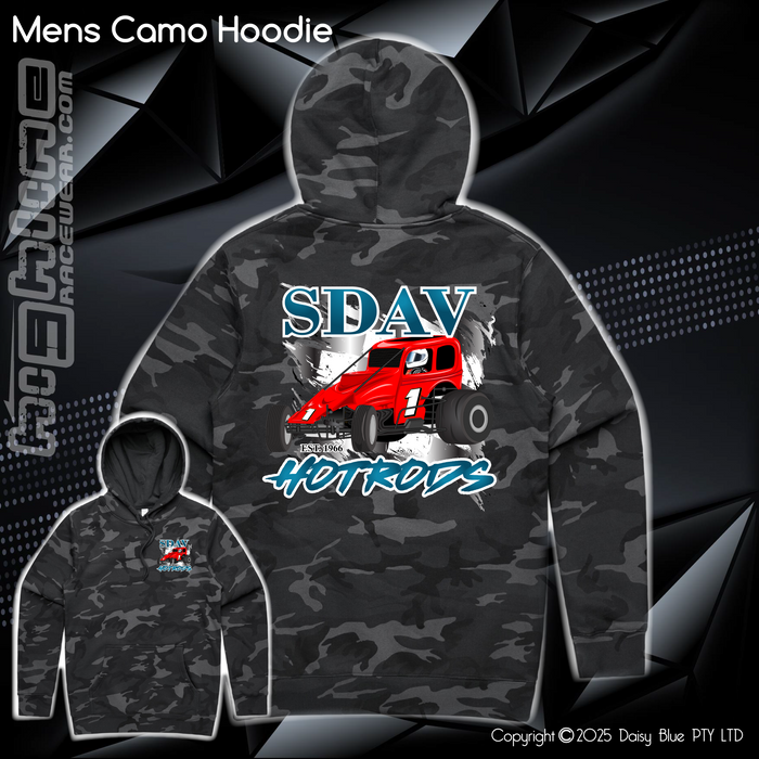 Camo Hoodie - SDAV Hotrods
