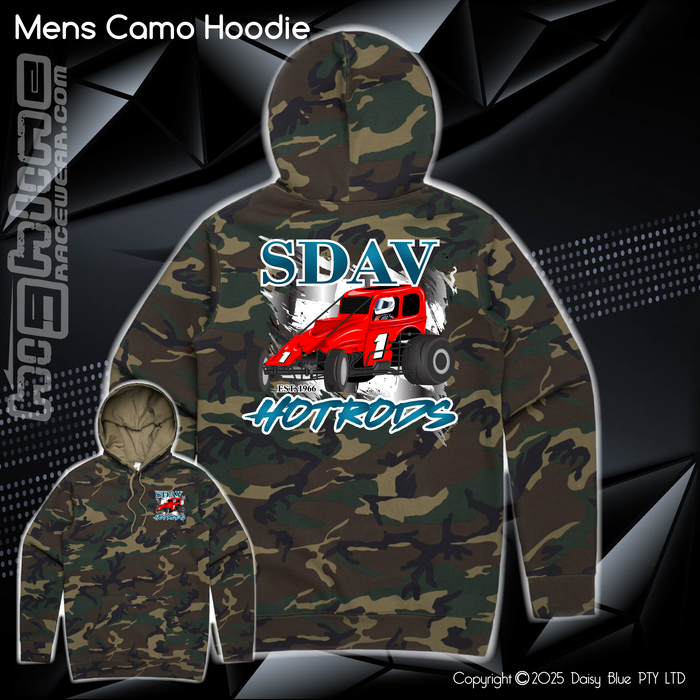 Camo Hoodie - SDAV Hotrods
