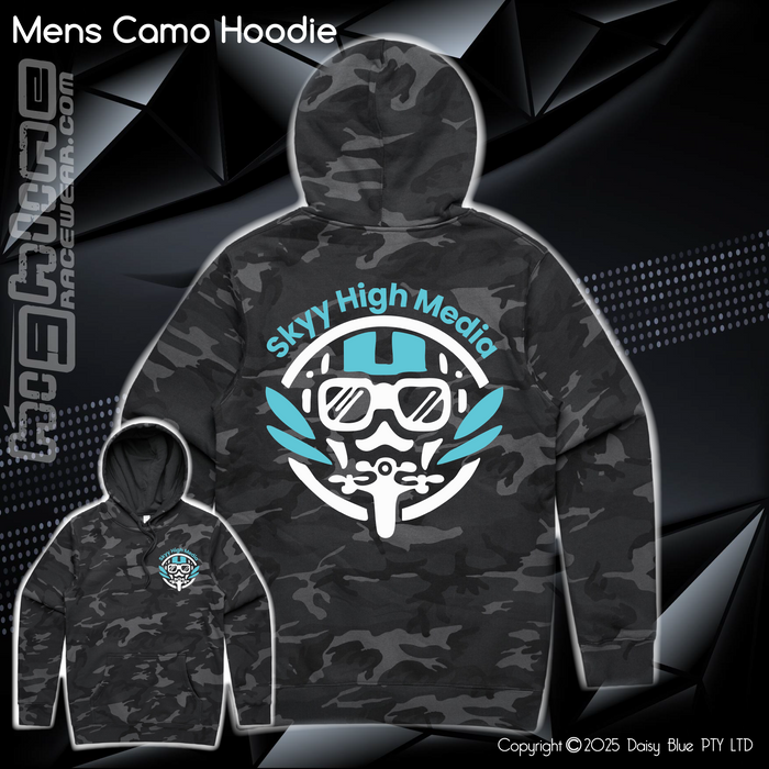 Camo Hoodie - Skyy High Media