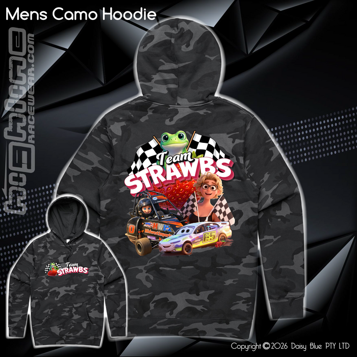 Camo Hoodie - Strawbs