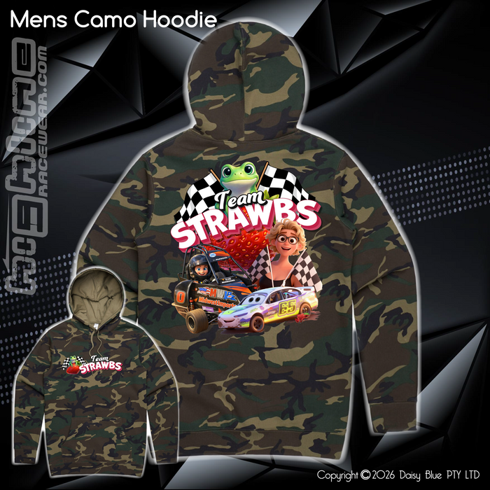 Camo Hoodie - Strawbs