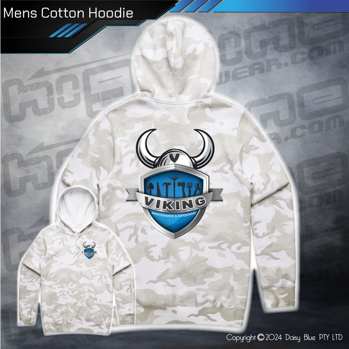 Camo Hoodie - Viking Maintenance & Gardening