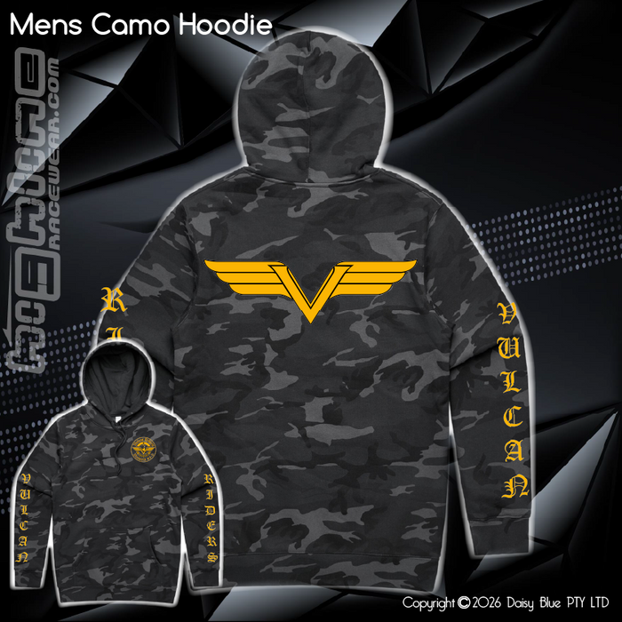 Camo Hoodie - Vulcan Riders 2024