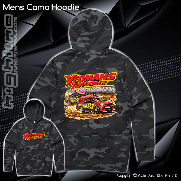 Camo Hoodie - Yeomans Racing