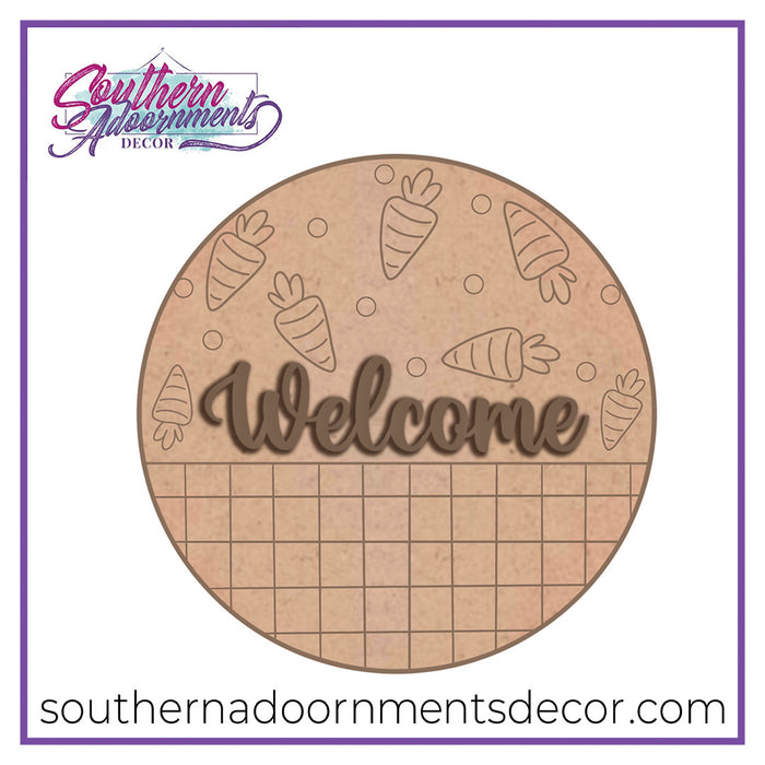 Carrots Welcome Blank