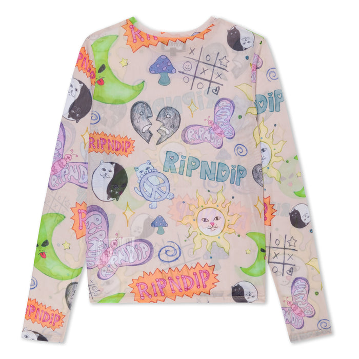 RIPNDIP Circo Loco Mesh Long Sleeve (Multi)