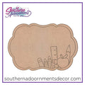 Classroom Chalkboard Sign Blank
