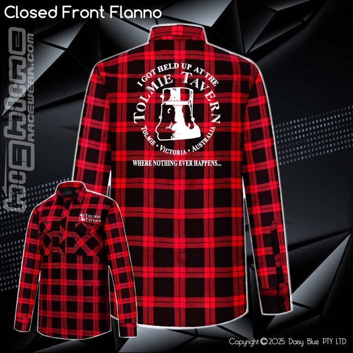 Closed Front Flannelette Shirt - Tolmie Tavern