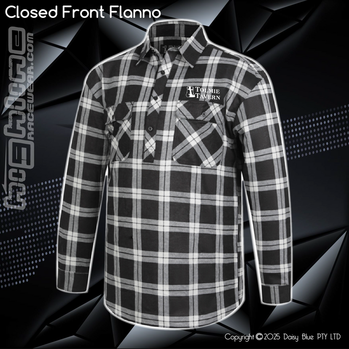 Closed Front Flannelette Shirt - Tolmie Tavern