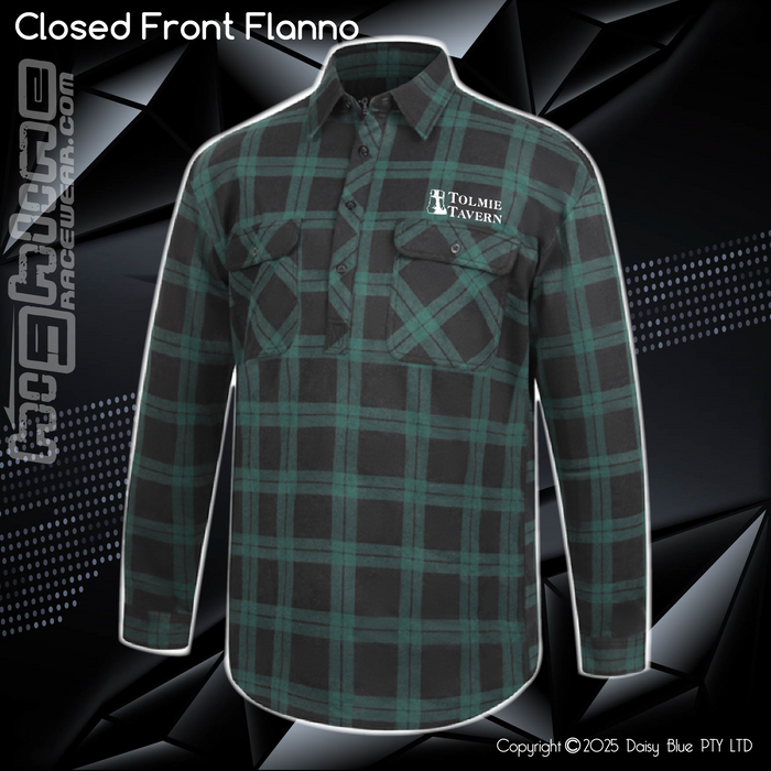 Closed Front Flannelette Shirt - Tolmie Tavern
