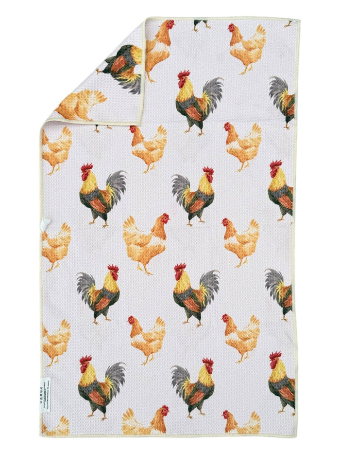 Cockadoodle: Hand Towel & Washcloth