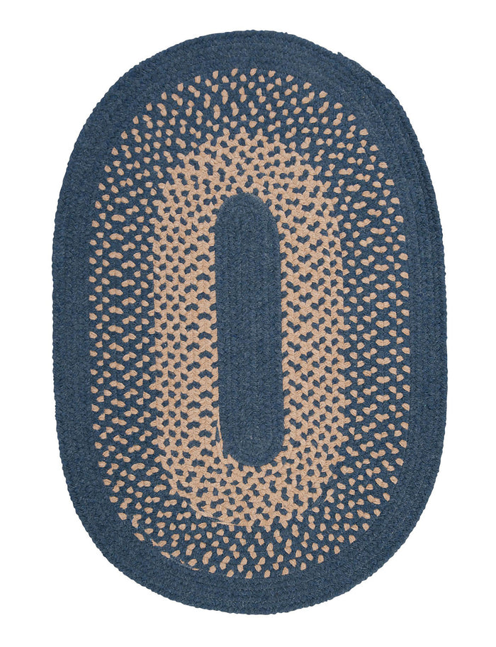 Colonial Mills Jackson - Federal Blue 2'x8' Oval Area Rug