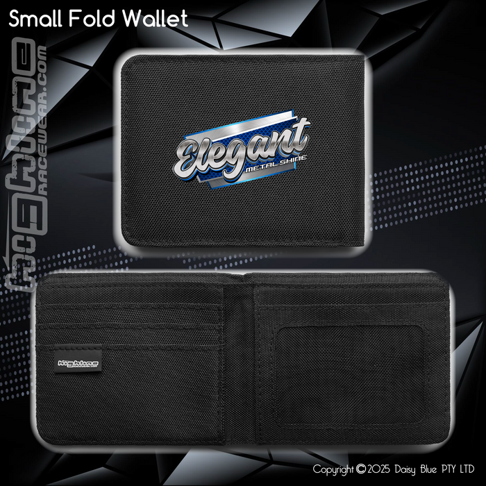 Compact Wallet - Elegant Metal Shine